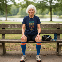 Load image into Gallery viewer, Triathlon Motivation Women's Athletic Crewneck – Swim Bike Run Edition